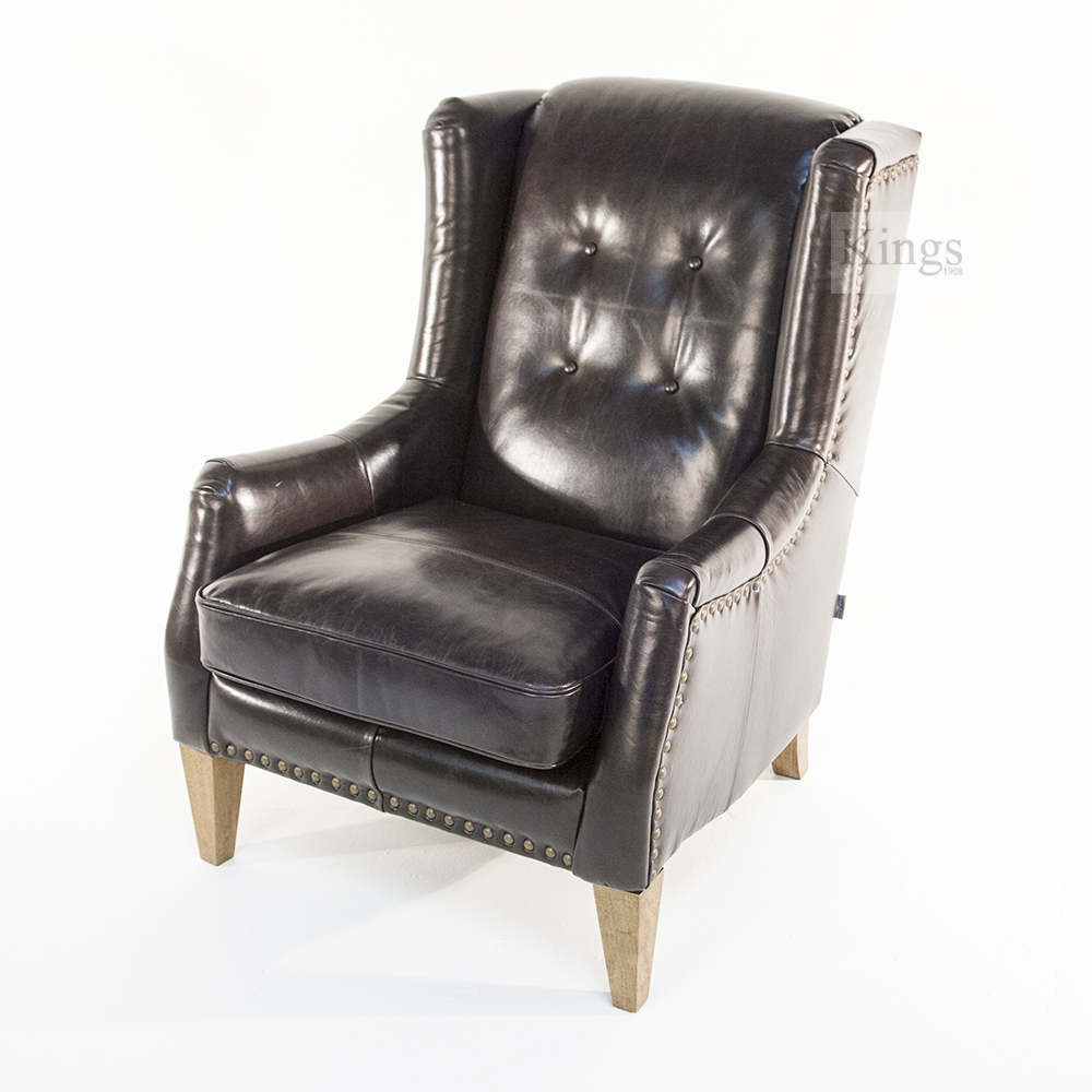 Alexander and James Copenhagen Chair in Luxury Leather Kings